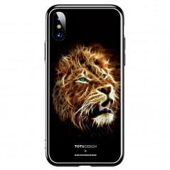 Coque rigide TOTUDesign Vitros Animals Series Apple iPhone X Lion