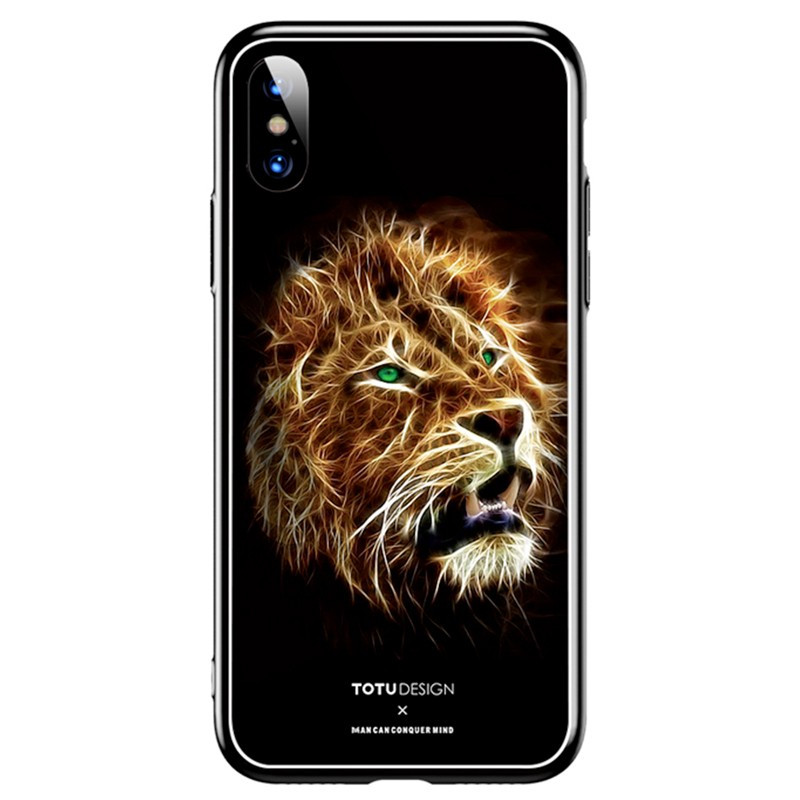 Coque rigide TOTUDesign Vitros Animals Series Apple iPhone X/Xs Lion