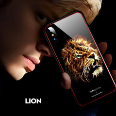 Coque rigide TOTUDesign Vitros Animals Series Apple iPhone X Lion
