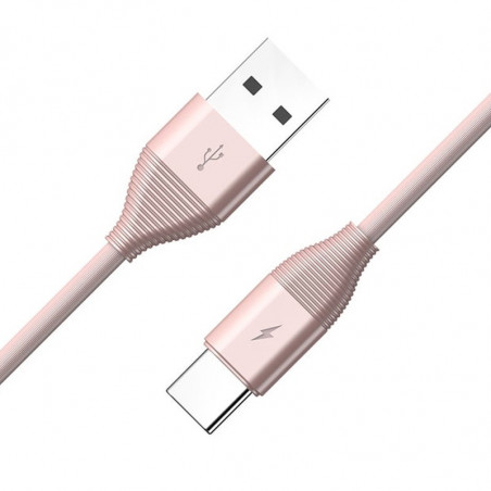 Câble USB Type-C 1mt TOTUDesign Fruitful Series - Rose