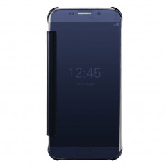 Etui folio Mirror Clear View Samsung Galaxy S6 Bleu foncé