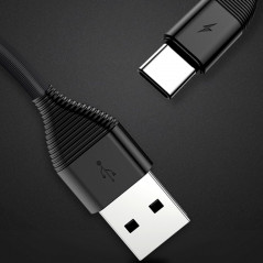 Câble USB Type-C 1mt TOTUDesign Fruitful Series Noir