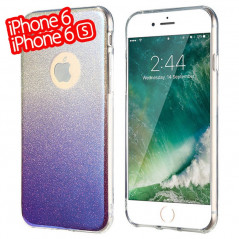 Coque silicone gel ultra pailletée Apple iPhone 6/6S Violet