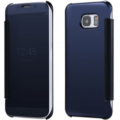 Etui folio Mirror Clear View Samsung Galaxy S6 Edge Plus Bleu