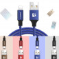 Pack Etui folio CLOTH SKIN + Câble lightning Apple iPhone 6/6S