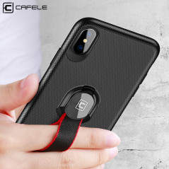 Coque rigide CAFELE Magnet Strap Series Apple iPhone X Noir