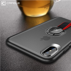 Coque rigide CAFELE Magnet Strap Series Apple iPhone X Noir