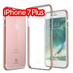 Coque FLOVEME Hybride avec contour renforcés Apple iPhone 7/8 Plus Or Rose