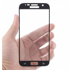 Protection écran verre trempé intégrale avec contour Samsung Galaxy S7 Noir