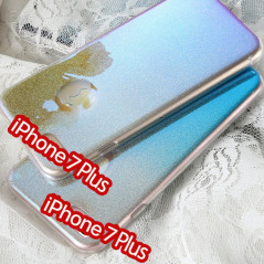 Coque silicone gel ultra pailletée Apple iPhone 7 Plus