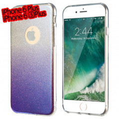Coque silicone gel ultra pailletée Apple iPhone 6/6S Plus Violet