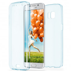 Coque Gel 360° Protection Samsung Galaxy S6 Edge Bleu