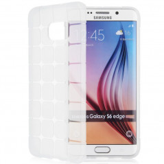 Coque Square Grid Samsung Galaxy S6 Edge Clair
