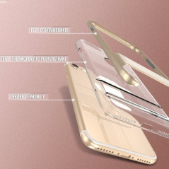 Coque bimatière transparente avec béquille Apple iPhone 7