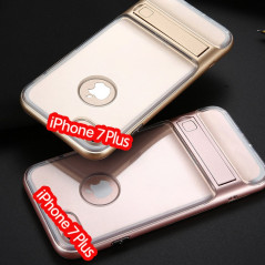 Coque bimatière transparente avec béquille Apple iPhone 7 Plus