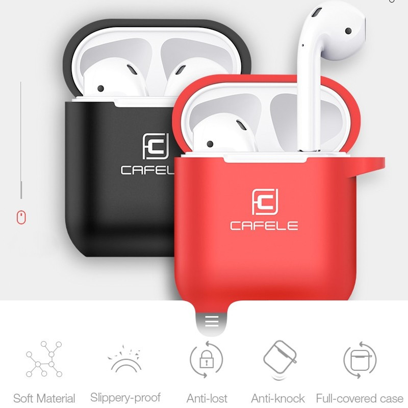 Coque silicone gel CAFELE Mat Series Apple Airpods