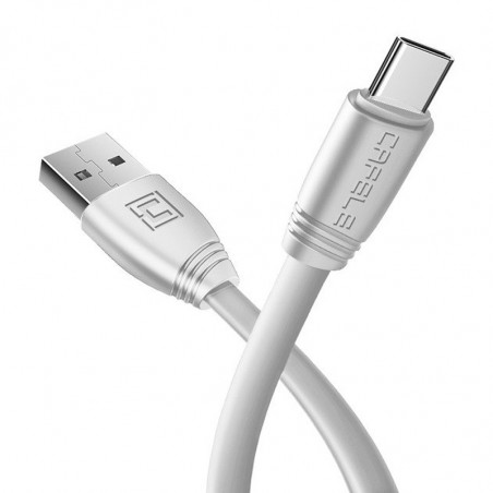 Câble USB Type-C 1.20m CAFELE Flat Series - Blanc