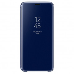 Etui folio Samsung EF-ZG960C Clear View Standing Samsung Galaxy S9 Bleu