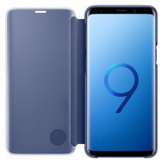 Etui folio Samsung EF-ZG960C Clear View Standing Samsung Galaxy S9 Bleu