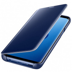 Etui folio Samsung EF-ZG960C Clear View Standing Samsung Galaxy S9 Bleu