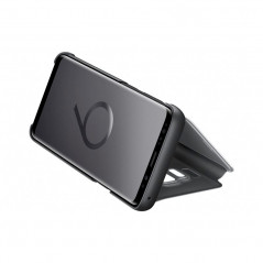 Etui folio Samsung EF-ZG960C Clear View Standing Samsung Galaxy S9 Noir