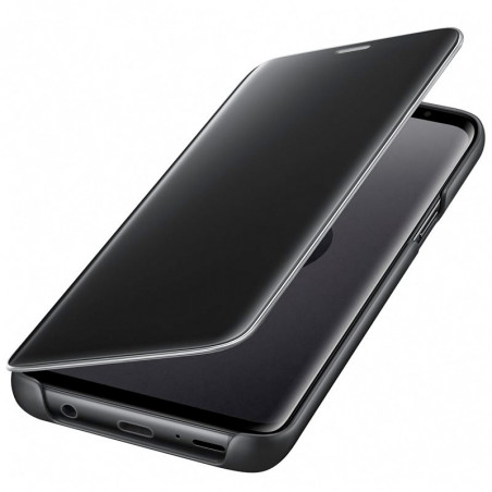 Etui folio Samsung EF-ZG960C Clear View Standing Samsung Galaxy S9 Noir
