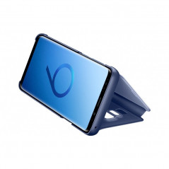 Etui folio Samsung EF-ZG965C Clear View Standing Samsung Galaxy S9 Plus Bleu