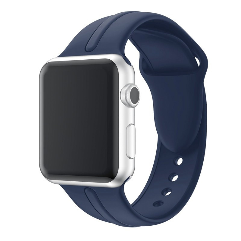 Apple Watch (41/40/38) Bracelet sport silicone (Taille S/M)