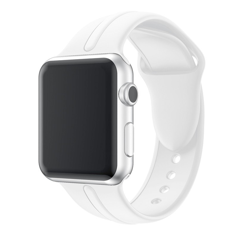 Apple Watch (41/40/38) Bracelet sport silicone (Taille S/M)