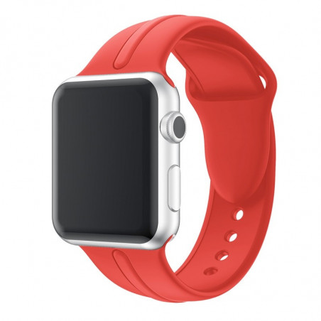Bracelet sport Apple Watch 1/2/3/4 (38/40mm) Rouge
