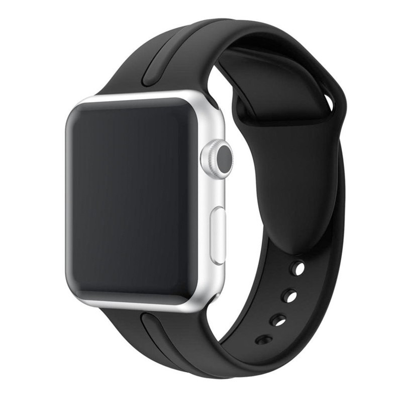 Apple Watch (41/40/38) Bracelet sport silicone (Taille S/M)