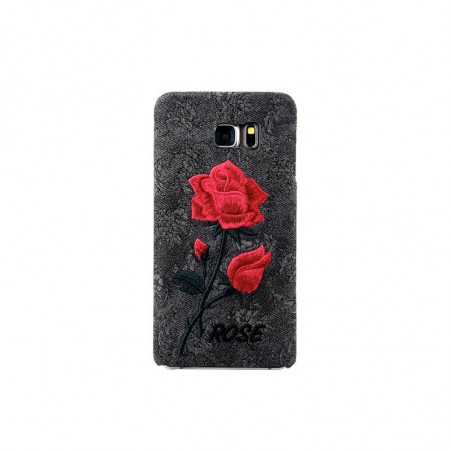 Coque rigide ETERNAL ROSE Samsung Galaxy S6 Edge Plus Noir