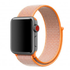 Boucle sport nylon tissé Apple Watch 1/2/3/4 (42/44mm) Orange