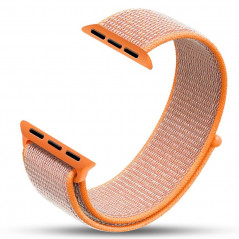 Boucle sport nylon tissé Apple Watch 1/2/3/4 (42/44mm) Orange