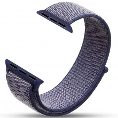 Boucle sport nylon tissé Apple Watch 1/2/3/4 (42/44mm) Bleu foncé