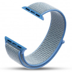 Boucle sport nylon tissé Apple Watch 1/2/3/4 (42/44mm) Bleu