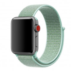 Boucle sport nylon tissé Apple Watch 1/2/3/4 (42/44mm) Mint