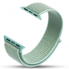 Boucle sport nylon tissé Apple Watch 1/2/3/4 (42/44mm) Mint