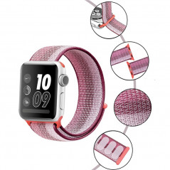 Boucle sport nylon tissé Colorful Apple Watch 1/2/3/4 (42/44mm) Violet