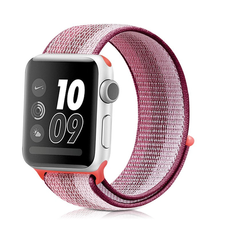 Apple Watch (49/45/44/42) Boucle sport nylon tissé Colorful