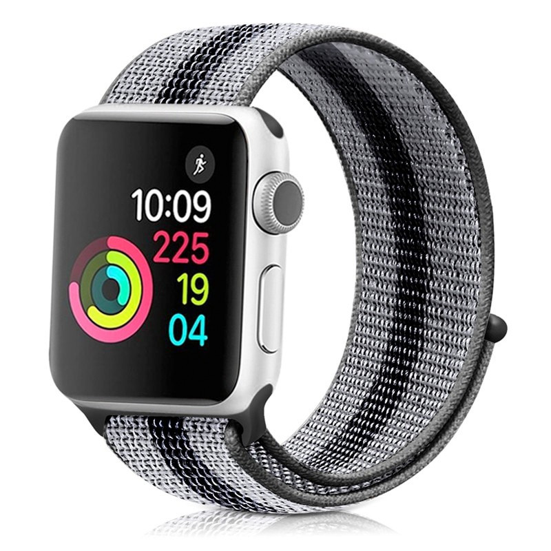 Apple Watch (49/45/44/42) Boucle sport nylon tissé Colorful