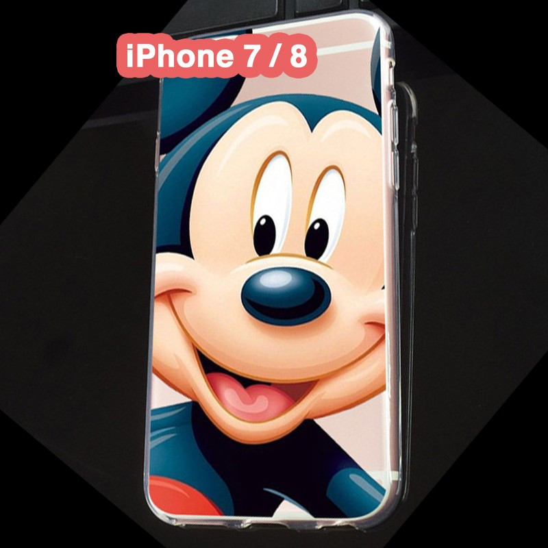 Coque silicone gel Mickey Mouse Apple iPhone 7/8