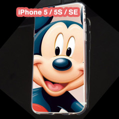 Coque silicone gel Mickey Mouse Apple iPhone 5/5S/SE