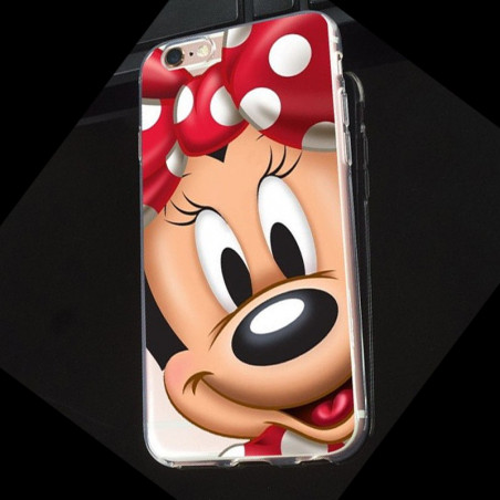Coque silicone gel Minnie Mouse Apple iPhone 6/6S Plus