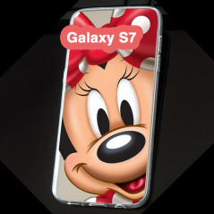 Coque silicone gel Minnie Mouse Samsung Galaxy S7