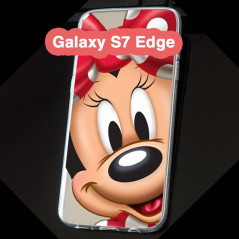 Coque silicone gel Minnie Mouse Samsung Galaxy S7 Edge