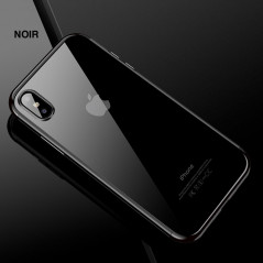 Coque silicone gel CAFELE 3D Plating contours métallisé Apple iPhone Xs