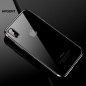 Coque silicone gel CAFELE 3D Plating contours métallisé Apple iPhone Xs