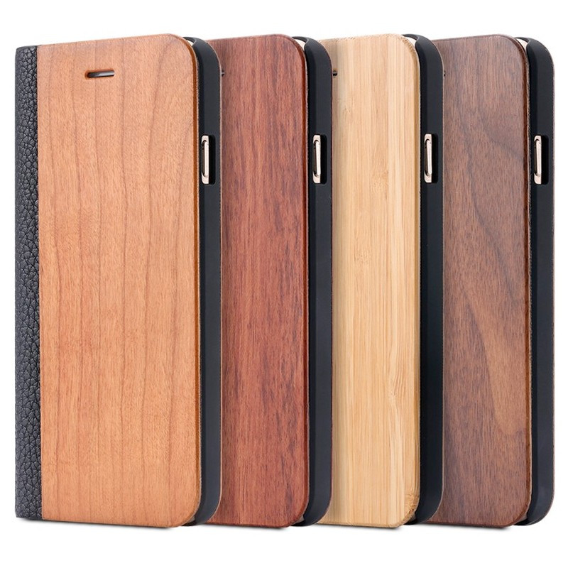 Etui folio Natural Wood Apple iPhone 6/6S Plus