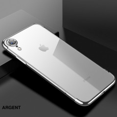 Coque silicone gel CAFELE 3D Plating contours métallisé Apple iPhone XR